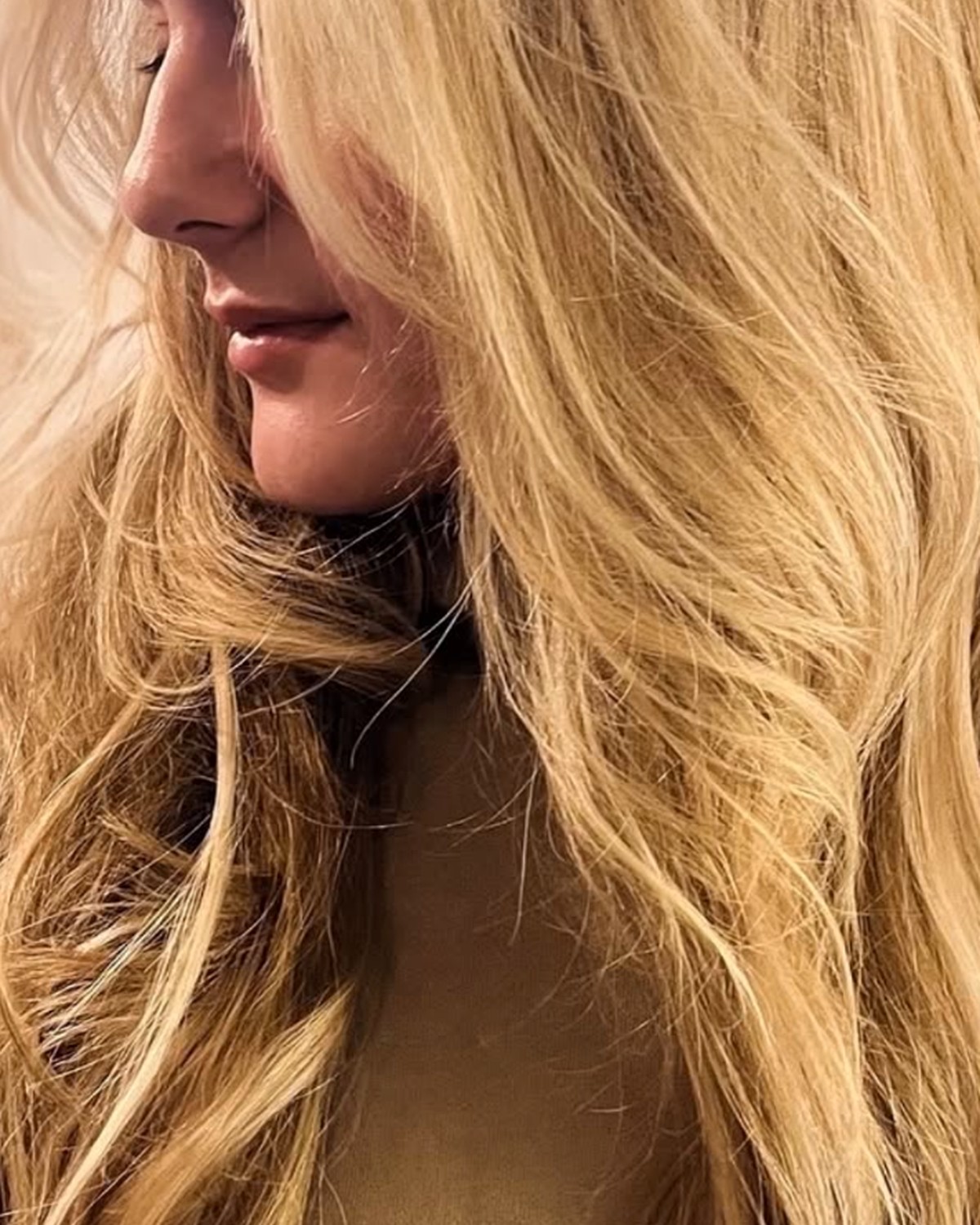 Luxury blonde hair extensions by Lauren Hatcher