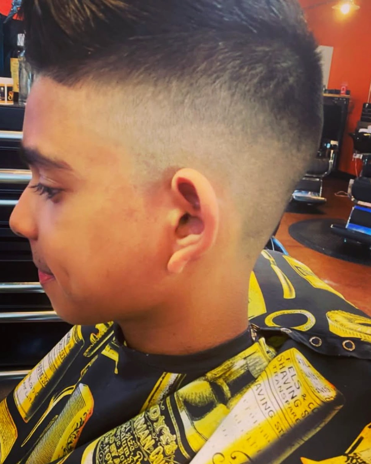Men's fade haircut by Lauren Hatcher