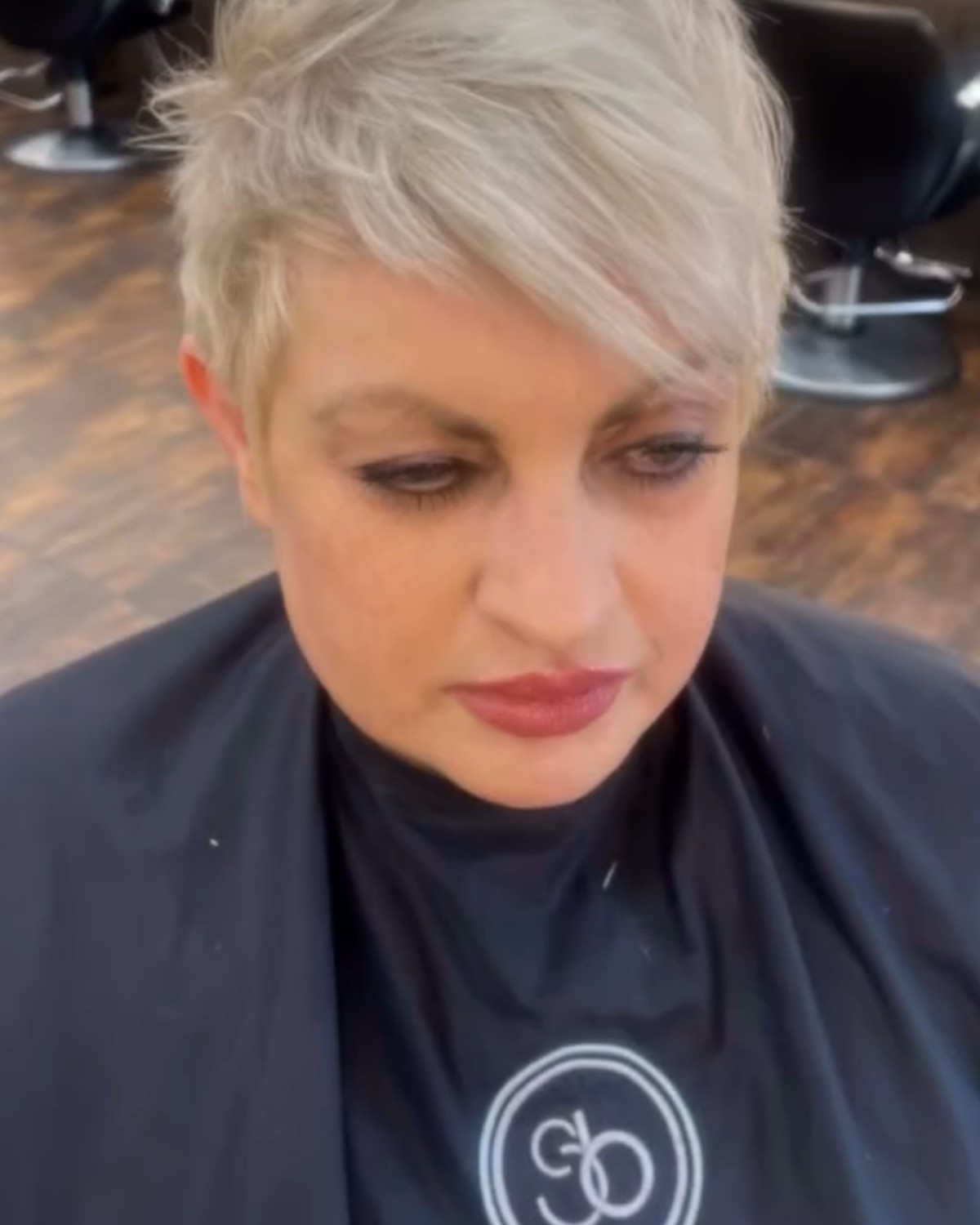 Short pixie haircut by Lauren Hatcher